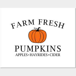 Fresh Farm Pumpkin Posters and Art